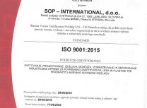 V SOP-ovi lakirnici vzpostavljen sistem vodenja kakovosti ISO 9001:2015